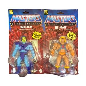 MASTERS OF THE UNIVERSE FIGURES RETRO PLAY SET